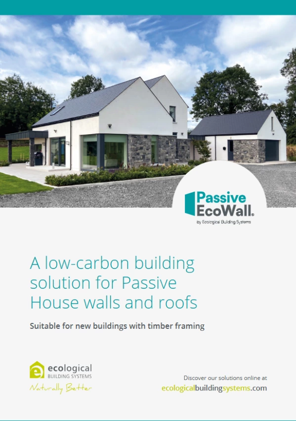 Download the Passive EcoWall Brouchure : A low-carbon building solution for Passive House walls and roofs.